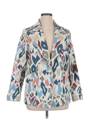 Cokluch Montreal Abstract Jacquard Blazer XL Sustainable Fabrics